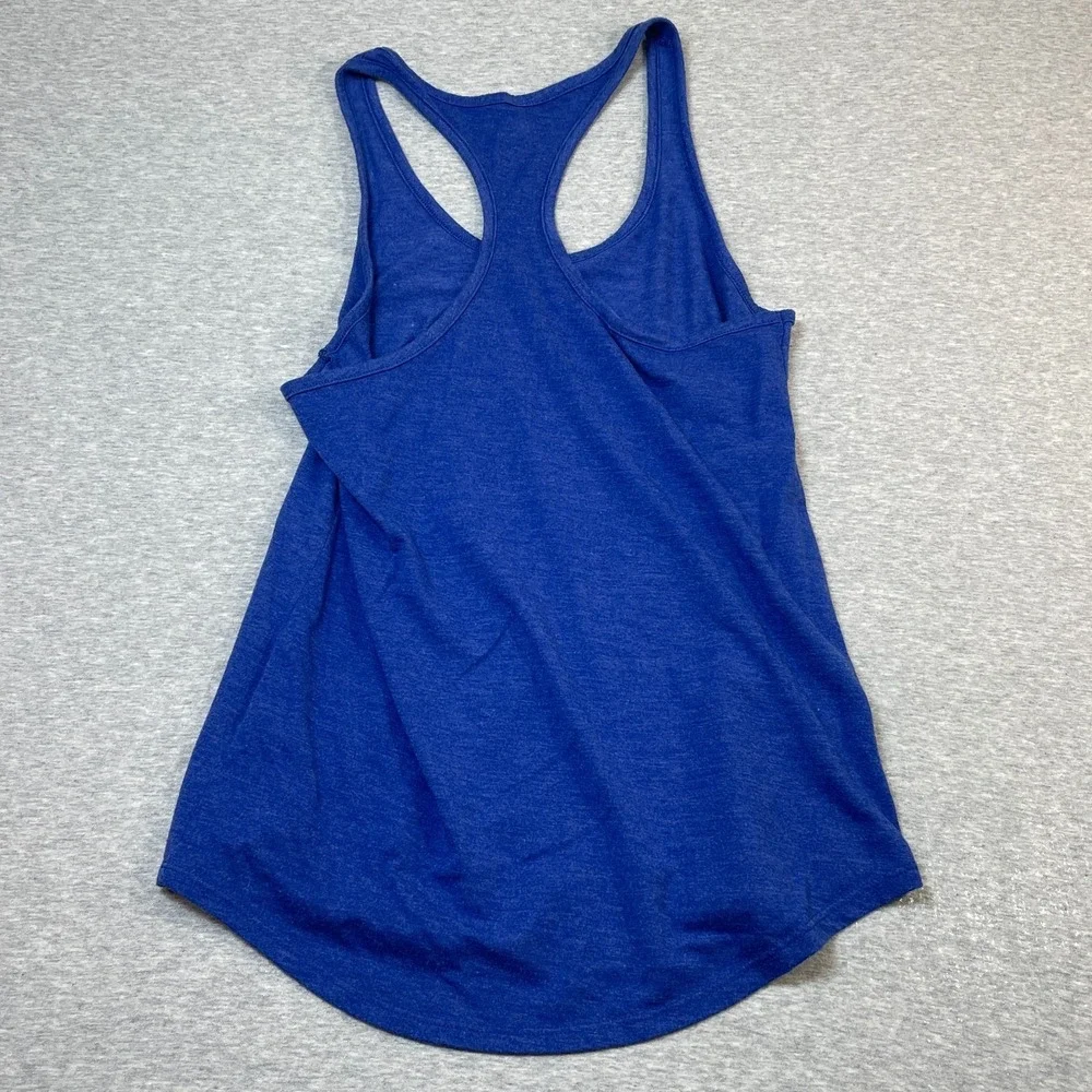 Nike Texas Rangers Tank Top Womens Medium M Blue Heather Tri-Blend Racerback MLB